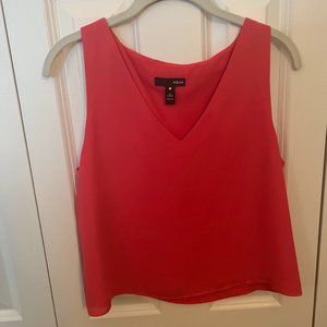 Aqua Crop Pink Tank Top Blouse